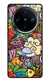 Veggie Doodle Vivo X100 Pro Back Cover